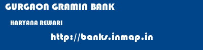 GURGAON GRAMIN BANK  HARYANA REWARI    banks information 